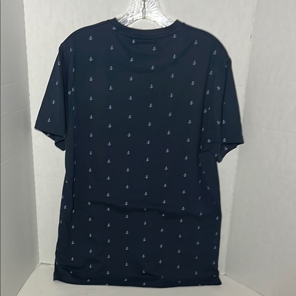 Cactus Blue Short Sleeve Tee with Subtle Pattern - Picture 3 of 3